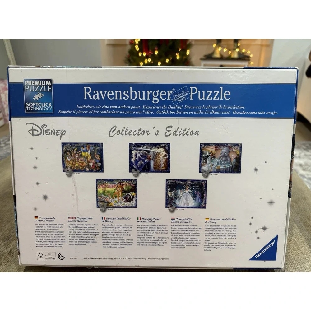 Disney Dumbo 1000 Piece Puzzle Ravensburger Collector's Edition 1941 Vintage